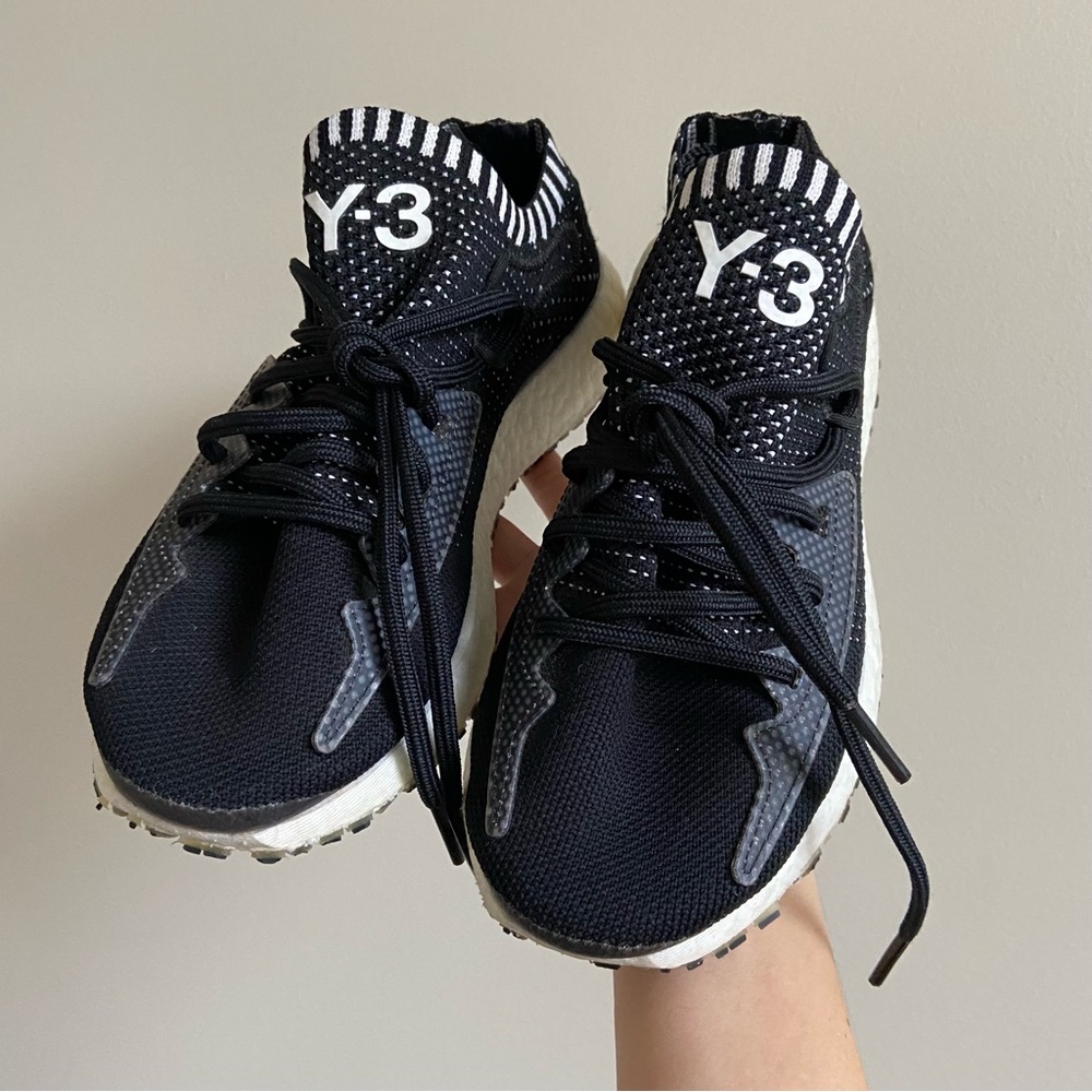 Y-3 Black and White Women's Sneakers